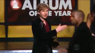 Kanye Lets Beck Finish, Beat Beyoncé for Album of the Year